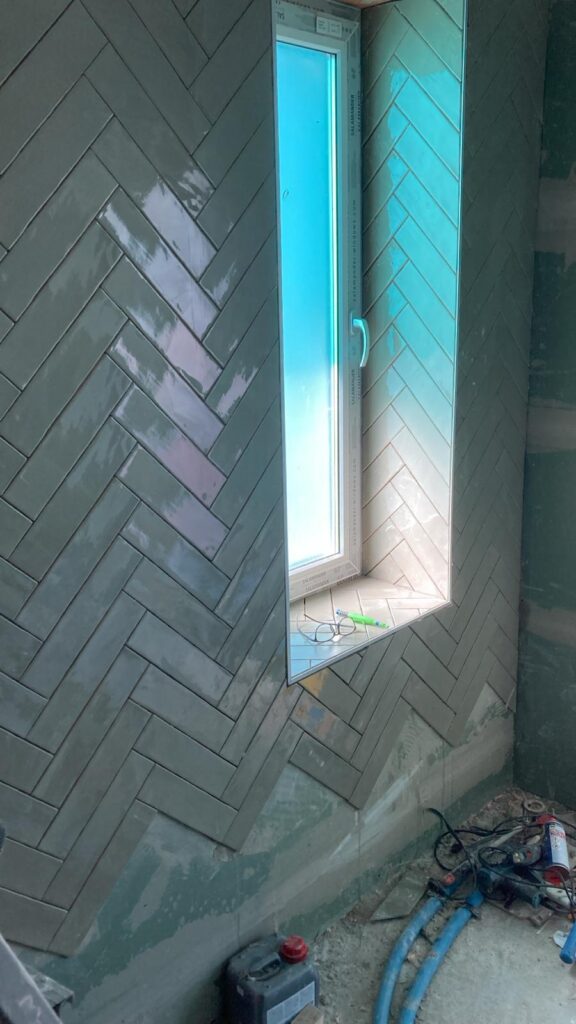 Strak patroon tegelwerk in Arnhem